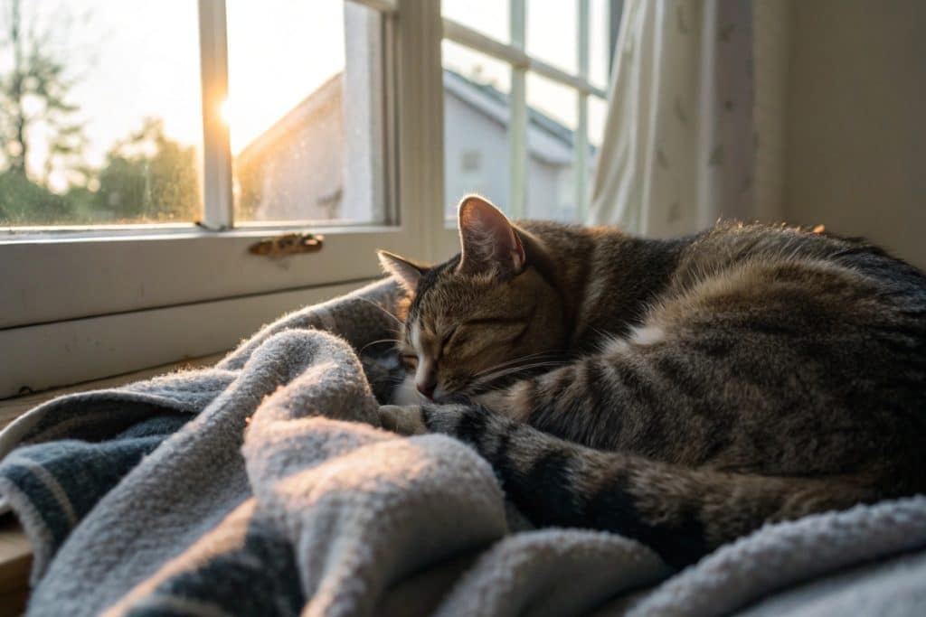 Mon chat dort toute la journée : est-ce normal ?