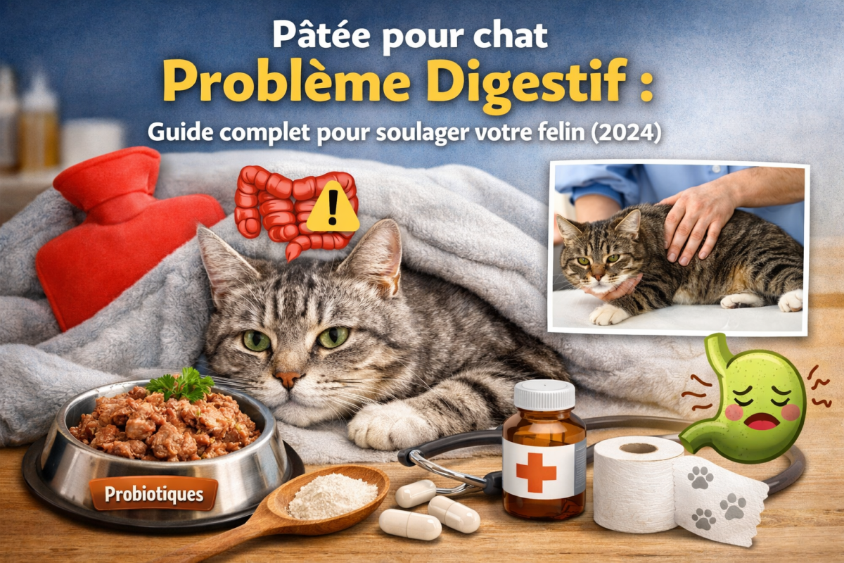 Pâtée pour chat problème digestif : Guide complet pour soulager votre félin (2026)