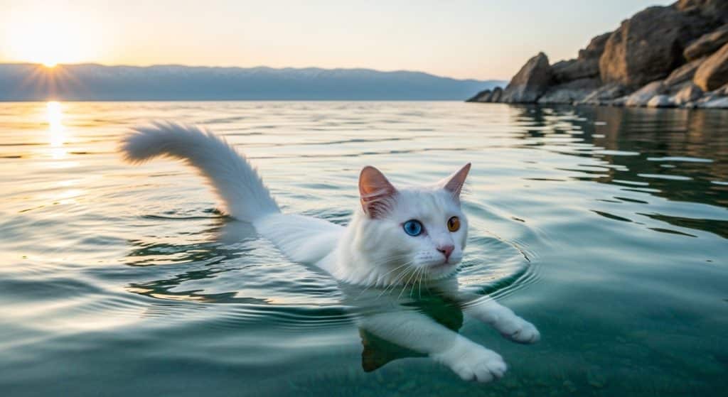 Le Turc de Van : Le Chat Nageur de Turquie Orientale